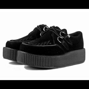 Black Suede Viva Mondo Creepers
